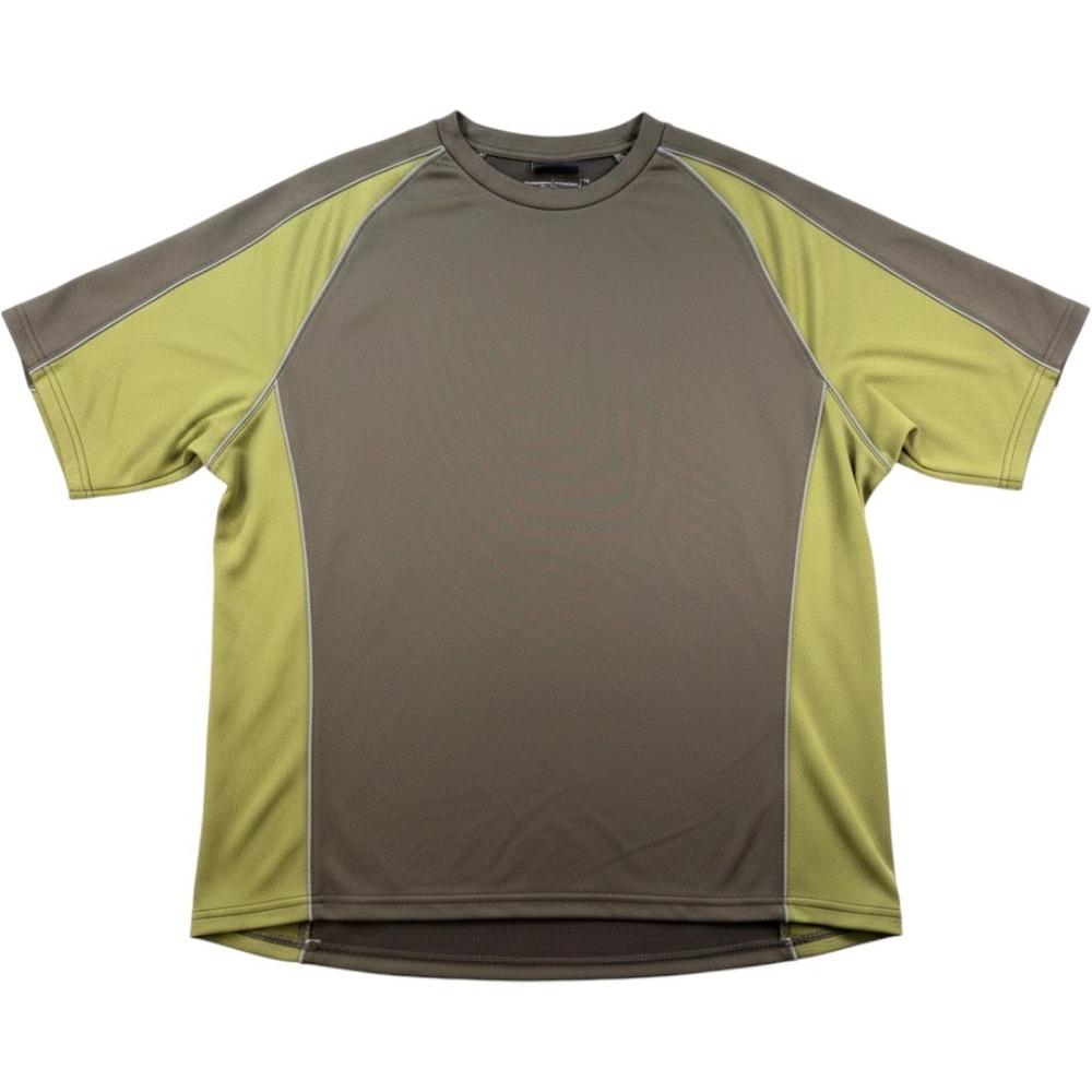 H&M Shirt Loose Fit Performance  Activewear L Brown Olive Green Gorpcore